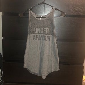 Grey muscle tee/tank